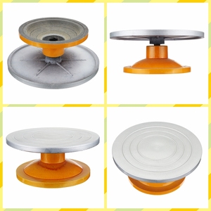 25CM Metal Pottery Banding Wheel Turntable Turn <strong>Plate</strong> <strong>Clay</strong> Sculpture Modelling Tool - Product Image 2