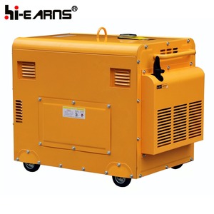 <span class=keywords><strong>5KW</strong></span> 静音型電動空冷式イエローカラーディーゼル発電機、大特価販売中 - Product Image 5