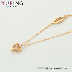 Xuping18k — collier <span class=keywords><strong>en</strong></span> fil de soie plaqué or, modèles, bijoux, ville, vente <span class=keywords><strong>en</strong></span> <span class=keywords><strong>ligne</strong></span>, 44216 - Product Image 6