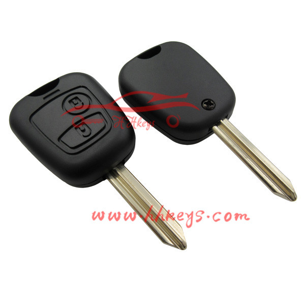 KEY COMPLETE NEW 2 Buttons for PEUGEOT 206- TO PROGRAM