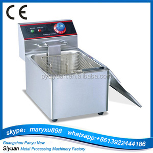 De un solo cilindro de tamiz freidora eléctrica / control de la temperatura / mini freidora - Product Image 1