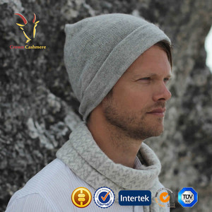 Customized Winter Knitted Cashmere <strong>Wool</strong> <strong>Beanie</strong> <strong>Hat</strong> - Product Image 3