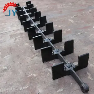 Promocional fabricante tubo raspador placa transportador de cadena