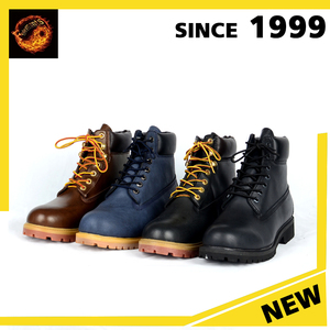 Venta al por mayor de China varios colores de Avilable bota de <span class=keywords><strong>trabajo</strong></span> hombre de cuero nobuck de arranque botas - Product Image 4