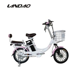 Bicicletta elettrica per 2 persone 2 posti bicicletta elettrica bicicletta elettrica due posti batteria al litio potenza un pezzo sospensione forcella ruota - Product Image 2