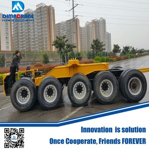 300 toneladas caucho cansado con neumáticos puente viga Carrier Transporter Dolly remolque precio fabricante de Highway edificio - Product Image 5