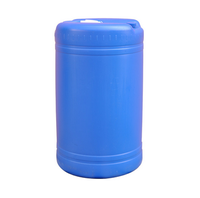 Baril plastique de haute qualité 50 m, tambour en plastique chimique, 200 Litre, haut ouvert HDPE, bleu