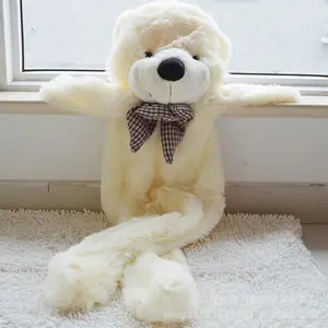 Casaco de pele de urso de pelúcia macio sem enchimento em três cores, melhor presente para crianças, preço mais baixo de fábrica, frete grátis