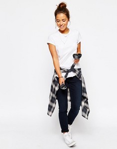 T-shirt da <span class=keywords><strong>donna</strong></span> Casual con fondo tondo in cotone Pima <span class=keywords><strong>Slim</strong></span> <span class=keywords><strong>Fit</strong></span> con orlo curvo estivo - Product Image 2