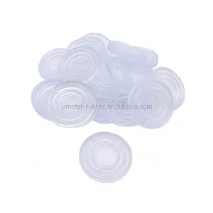 Espaçador de silicone transparente personalizado, almofadas amortecedoras de borracha de silicone para mesa de vidro