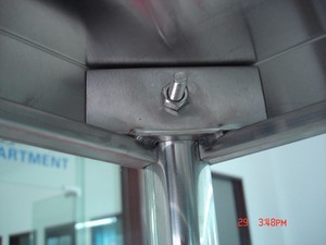 رف تخزين معدني متعدد المستويات من الفولاذ المقاوم للصدأ للمطبخ والمستودعات - Product Image 5