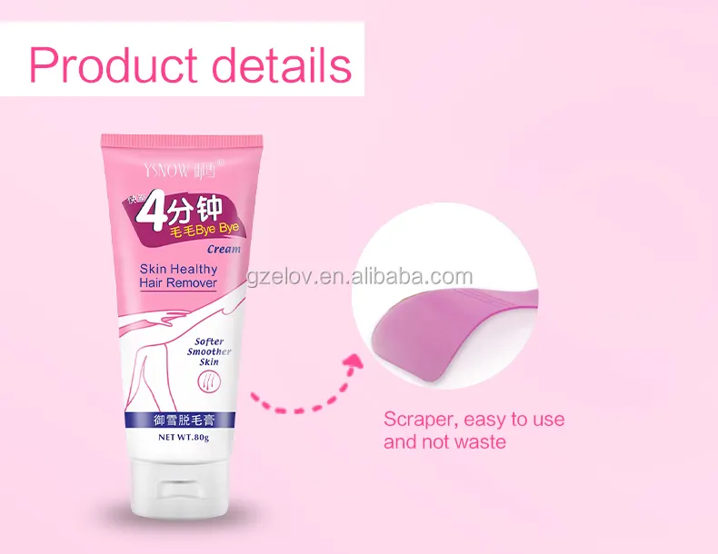 80グラムPainless Body Hair Removal Cream 4Mins Fast Remove Hair Cream Ladies Hair Remover Lotion