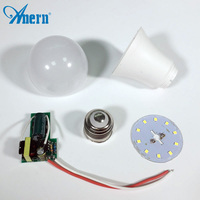 Fabricants chinois de pièces détachées pour l'assemblage de lampes à LED, matières premières, pièces détachées SKD
