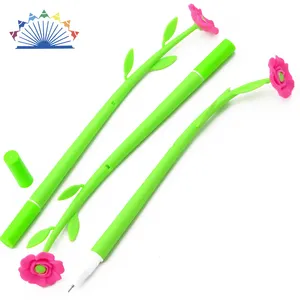 Creative Novelty Stationery Cute Simulation Plant Flowers Soft Silicone Gel Pen