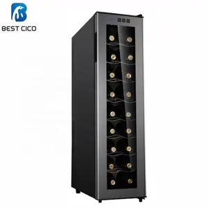 Resfriador de garrafa de vinho elétrico, garrafa portátil com 18 garrafas de 53 litros JC-53C