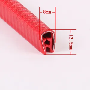 Красные пластиковые резиновые защитные ленты для кромки автомобиля