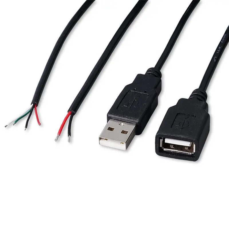 USB-A typ zum Öffnen des Bare-End-Daten ladekabels USB-Kabel ROHS-konform