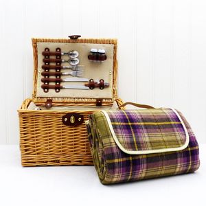 Antigua Casa de Tejido Y Tejido De Mimbre <span class=keywords><strong>Mini</strong></span> Cesta De Mimbre de Picnic - Product Image 4