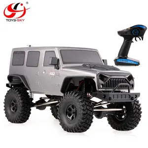 HSP EX86100 1/10 2.4G 4WD 拉丝越野 4x4 怪物防水卡车岩石履带 RC 车