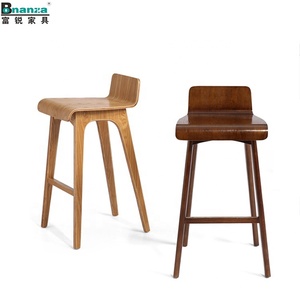 B-001 # diseño moderno haya alta de <span class=keywords><strong>bar</strong></span> de madera Silla de <span class=keywords><strong>bar</strong></span> silla de madera para hotel - Product Image 4