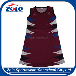 2017 New design best quality fashion fancy netball jersey - Product Image 6