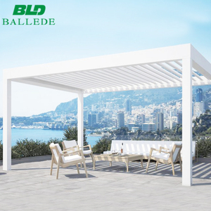 DIY חיצוני אלומיניום רפפות גג פרגולה 5x5m - Product Image 1
