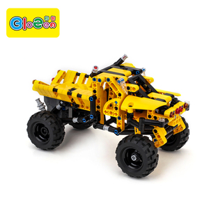 2018 más reciente educativos Pull-back ladrillos camión plástico montar <span class=keywords><strong>kit</strong></span> juguetes para niños - Product Image 3