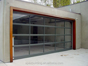 En gros 16x7 transparent <span class=keywords><strong>porte</strong></span> <span class=keywords><strong>de</strong></span> <span class=keywords><strong>garage</strong></span> en verre trempé <span class=keywords><strong>prix</strong></span> - Product Image 3