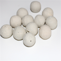 Usine de céramique En Céramique D'alumine Perles Micro Poreux Blanc En Céramique Aluminium Boules