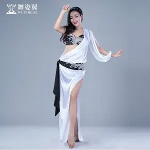 Venta superior bailar lleva traje de danza del vientre para las mujeres