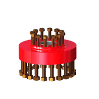 Flange de tête de puits API 6A, adaptateur à double goujon
