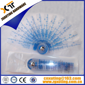 Medidor de separación de longitud de escala de 70MM Medidor de espesores de plástico Medidor de cuña de acero inoxidable para medición precisa MOQ 1set - Product Image 4