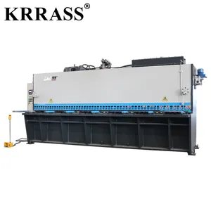 CNC Hydraulic Guillotine RAS QC11K 10 12 16 mm 3200 4000mm Metal Guillotine Shear CNC Guillotine Shearing Machine from KRRASS