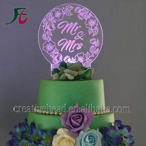 Decorazione per eventi e articoli per feste e eventi e forniture per feste tipo matrimonio Led Toppers per sposi - Product Image 5