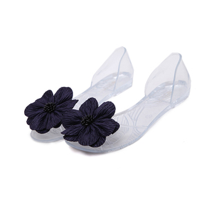 Filles douces d'été plat transparent PVC sandales - Product Image 3