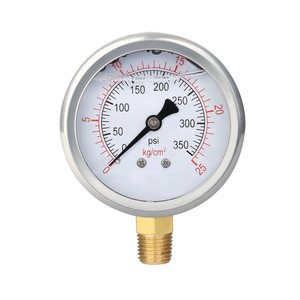 مقياس ضغط مملوء بالنفط بجودة عالية من الأسفل - Product Image 1