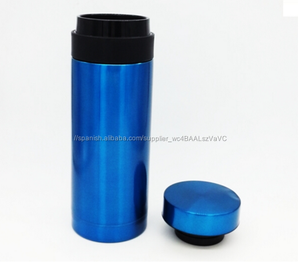 280 ml vaso taza <span class=keywords><strong>de</strong></span> aislamiento botella <span class=keywords><strong>de</strong></span> vacío <span class=keywords><strong>de</strong></span> acero inoxidable con tapa <span class=keywords><strong>de</strong></span> goma pintura pantalla <span class=keywords><strong>de</strong></span> seda - Product Image 3