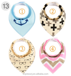 Réversible Coton <span class=keywords><strong>Bandana</strong></span> Bébé <span class=keywords><strong>Dentition</strong></span> Bavoirs - Product Image 6