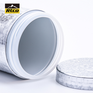 RTCO רסיס 40oz חלבון אבקת כרום מיכל עם מכסה - Product Image 2