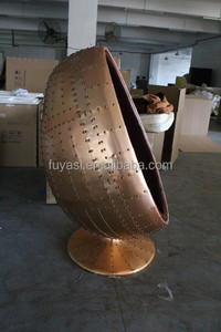 <strong>Pod</strong> <strong>Chair</strong> for Midcentury Genuine Leather Egg <strong>Chair</strong> YH-178 - Product Image 2