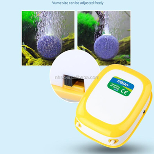 Sobo electctric portable mini nano batería 12vDC solar bomba de aire del acuario silencioso para pecera piscicultura - Product Image 2