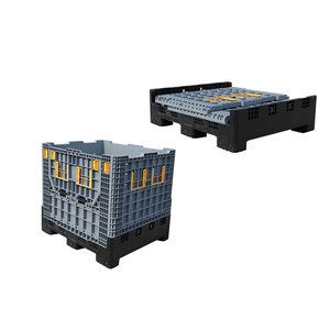 Grand <span class=keywords><strong>euro</strong></span> Empilés et pliable en plastique <span class=keywords><strong>palette</strong></span> bin <span class=keywords><strong>prix</strong></span> - Product Image 1