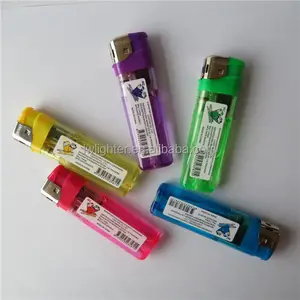 Briquet à gaz rechargeable personnalisé en plastique électrique