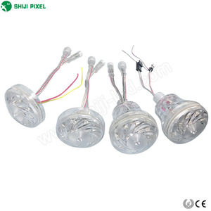60 millimetri di diametro cabochon rgb pixel led UCS1903 18pixel turbo led luce di divertimento DC24V fiera - Product Image 5