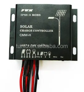 Controlador de carga solar manual PWM, para farola solar, gran oferta