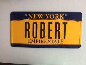 Placa de Matrícula Metálica para Vehículo, Bicicleta o Automóvil de Nueva York - Product Image 3
