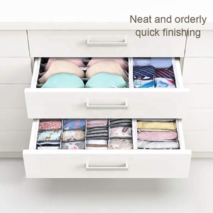 <span class=keywords><strong>Caja</strong></span> de almacenamiento dividida <span class=keywords><strong>plegable</strong></span> para calcetines <span class=keywords><strong>con</strong></span> tapas, organizador de armario para calcetines, organizador de bolsas de ropa, cajas de cajones para almacenamiento conveniente - Product Image 4