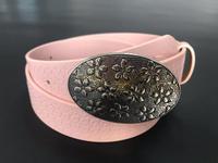 Ovale Turquoise En Forme De Boucle En Métal En Cuir Véritable Pleine fleur Marocaine Femmes Ceinture pour Robe Accessoire