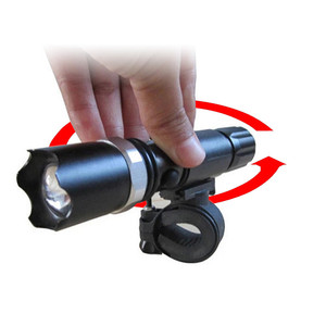 360 Xoay Chu Kỳ Phụ Kiện Xe Đạp Grip Núi Bike Kẹp Xe Đạp Đèn Pin <span class=keywords><strong>LED</strong></span> <span class=keywords><strong>Torch</strong></span> Nhẹ Nhựa Xe Đạp Clip - Product Image 3