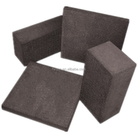 Bloc de revêtement de sol en caoutchouc balistique pour stand de tir, certifié CE EN1177, granulés EPDM, épaisseur 50/100/200 mm, carré/interverrouillable